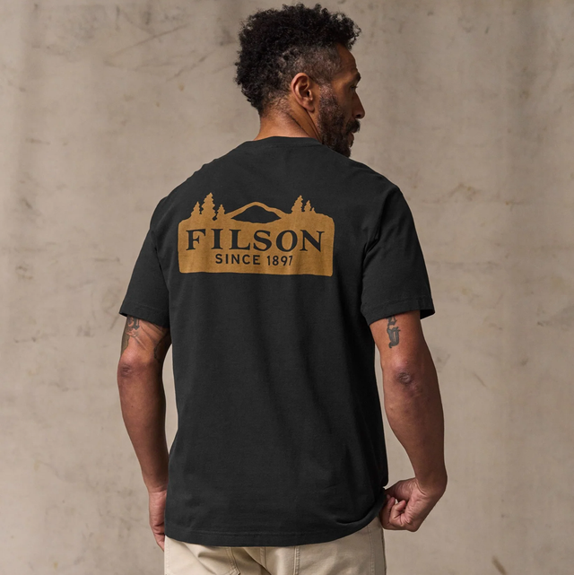 Filson Scenic Graphic T-Shirt Black