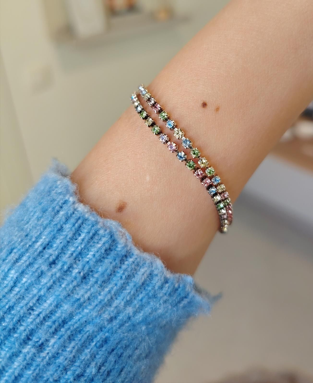New - Bracelet de cristaux