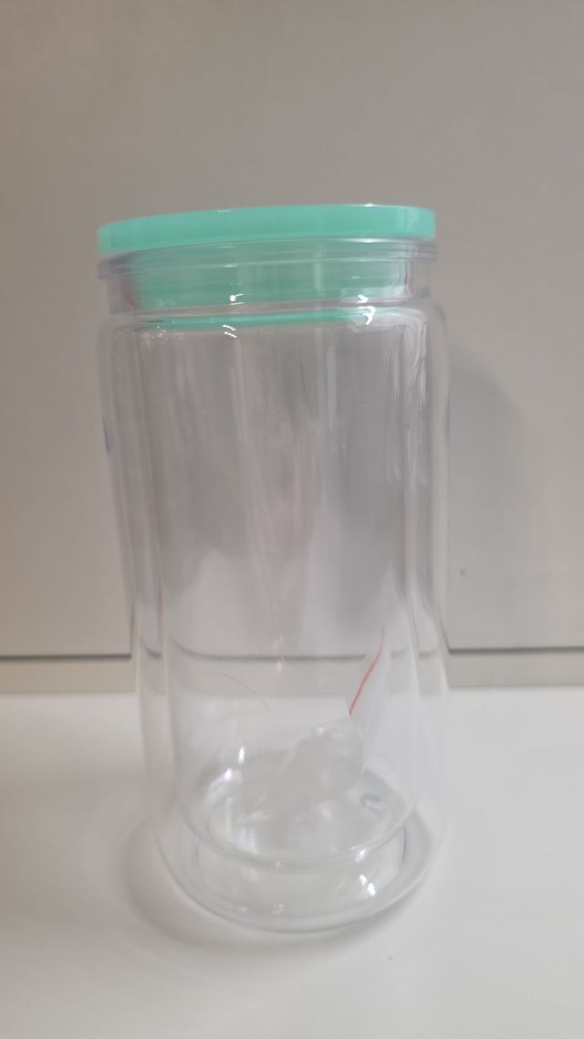 16oz Mint Green Snowglobe (Please add decal before checking out)