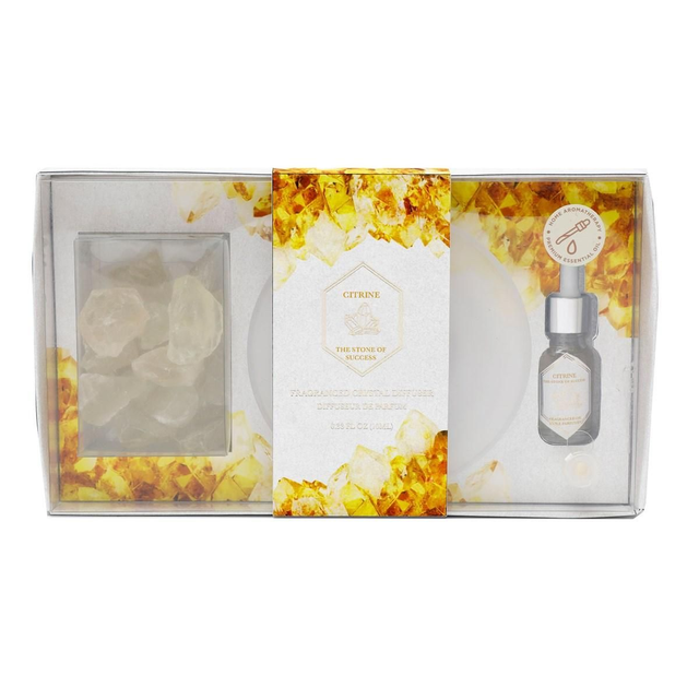 Citrine Fragranced Crystal Diffuser Set