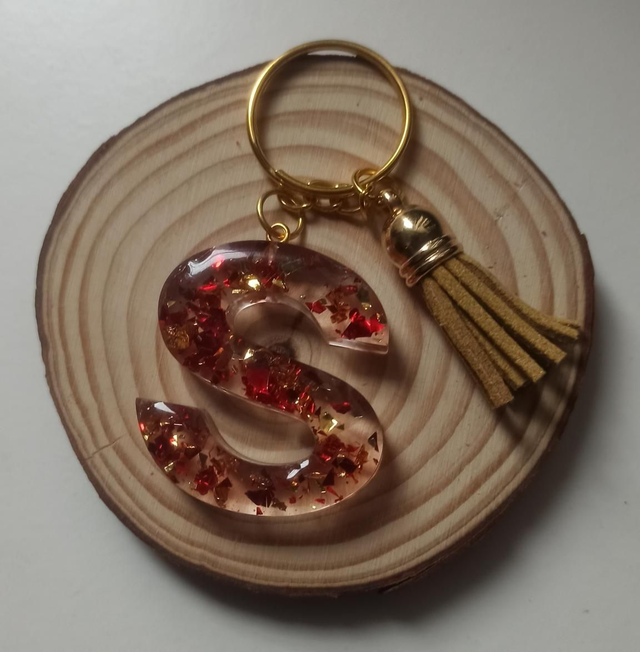 Porte clé lettre - S