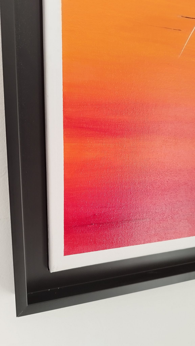 Tableau moderne toile unique œuvre d'art originale bateaux voiliers