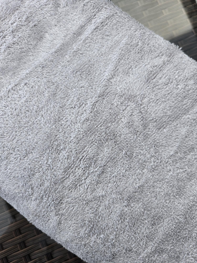 Bambou gris clair 130 x 125 cm 