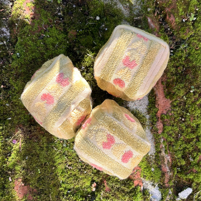 Setje groene jongleerballen