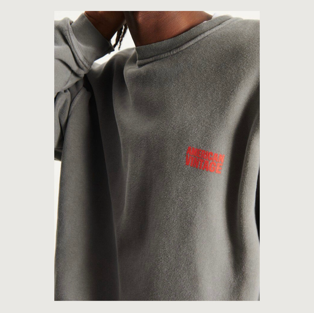 American Vintage Sweatshirt Plizzy Vintage Ash 