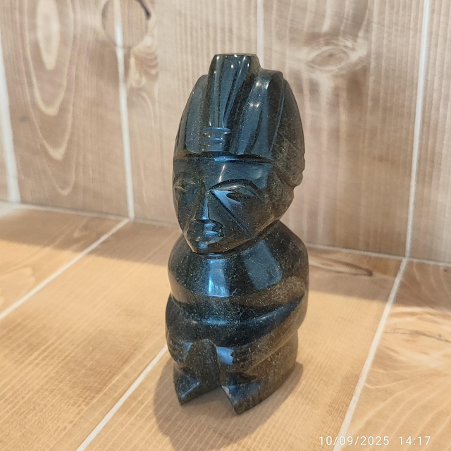 Statuette Obsidienne du Mexique #6
