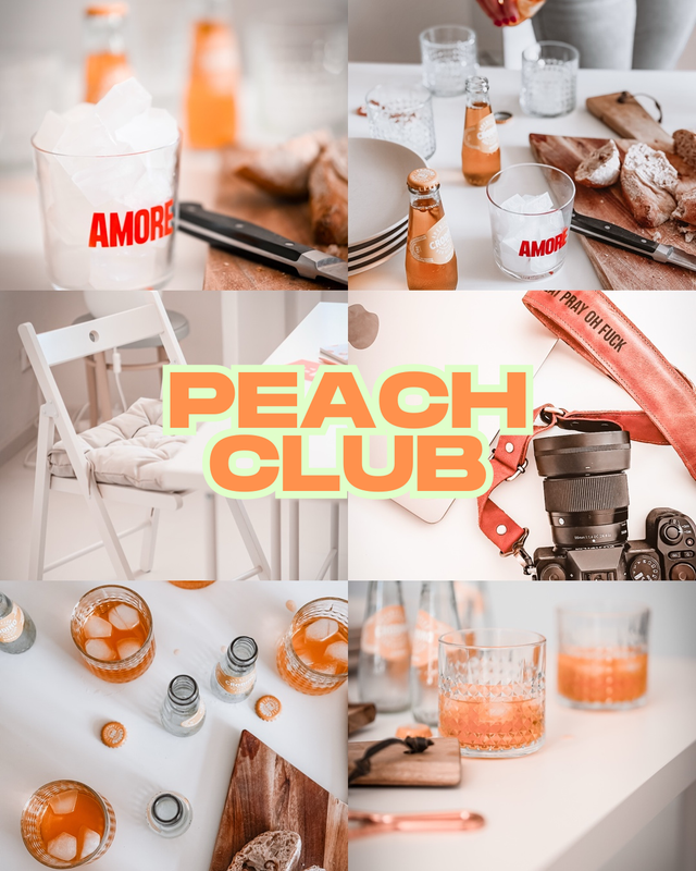 PEACH CLUB - 1 Preset (6 Styles) – Mein Look für deine Fotos