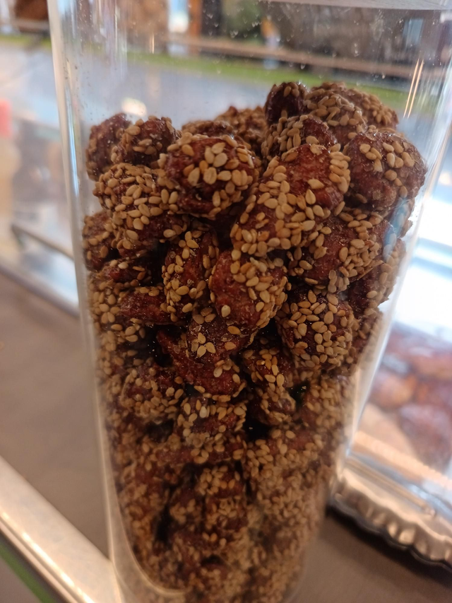 Amandes grillés au sésame Bio 100g