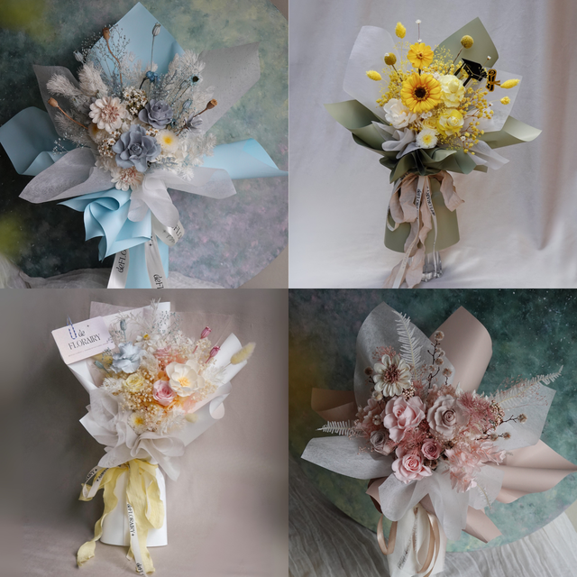 Standard Custom Preserved Flower Bouquet | Next-Day Flower Delivery in Bristol | UK-Wide Delivery