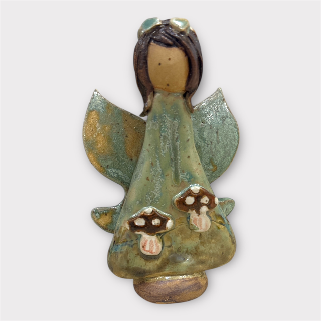 Maj Engel #14 m. svampe - CharlottesClayGround 