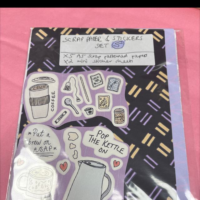 Amelia Paveley scrap paper and sticker set 