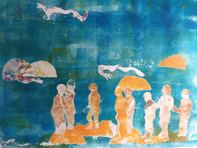 &#039;Visitors&#039; by Jude Montague edition of one