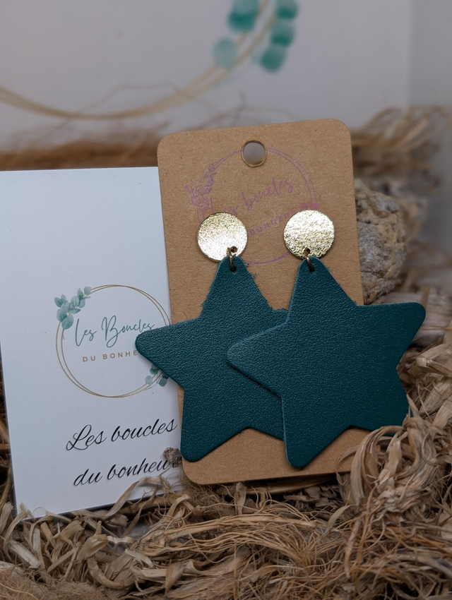 Boucles d'oreilles Star s026