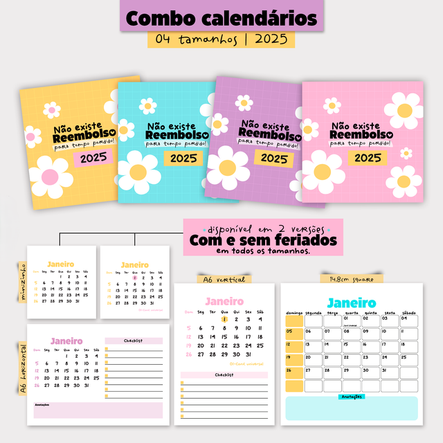 Calendário 2025