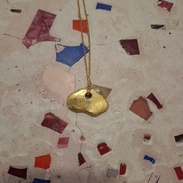 Cap21 Collier nuage doré