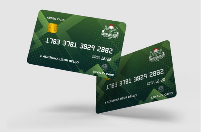 Green - Annual Membership Card 