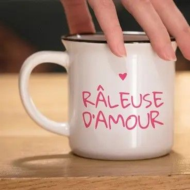 Mug Saint-Valentin – Message d’amour &amp; humour