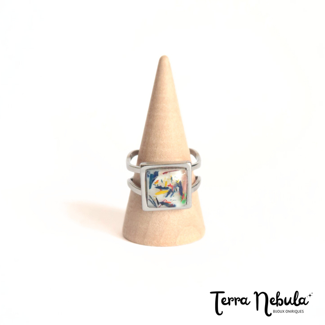 Bague carrée Créative | BA015