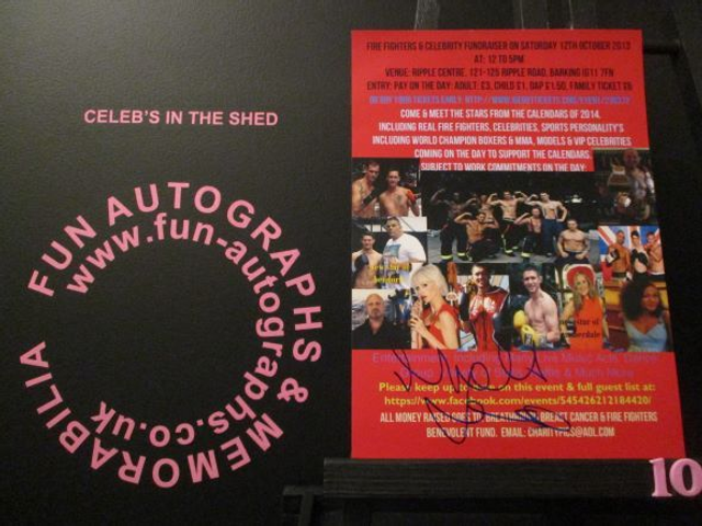 Nicole Faraday Authentic Autographed 7x5 Flyer (10)