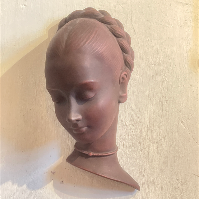 Wandmaske Ton Vintage Achatit