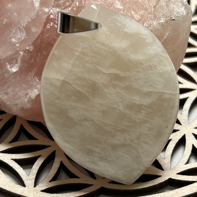 Goutte pierre de lune blanche