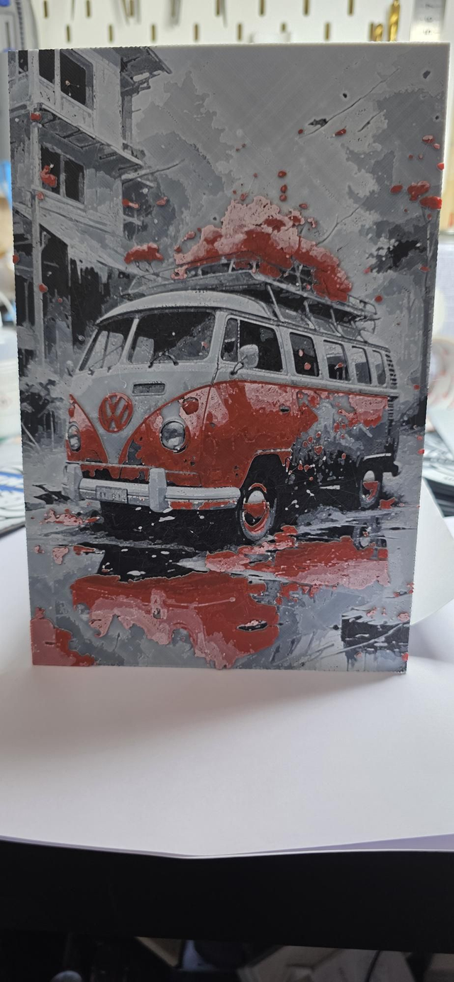 Plaque déco combi vintage