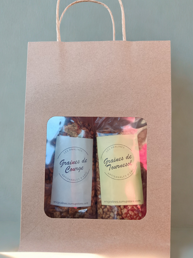 Sac Cadeau à fenêtre "Les Graines"