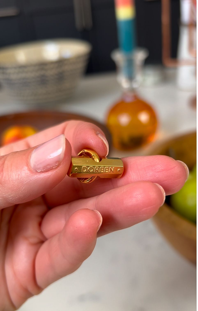 Capsule Pendant Gold Vermeil 