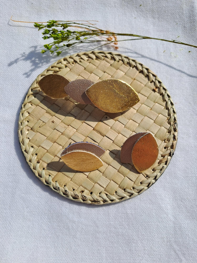 Ensemble barrette + boucles d'oreilles 