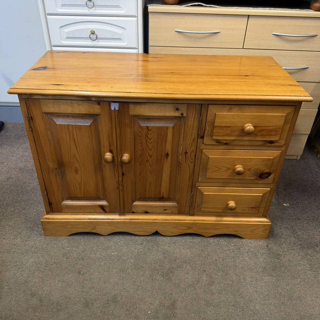 Solid Pine Storage Unit