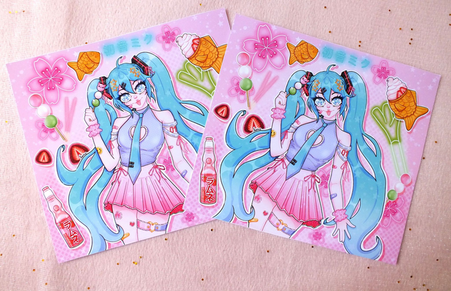 Print Miku Snacks