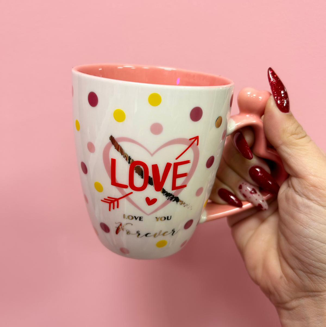 Tazza con manico a cuore 38CL