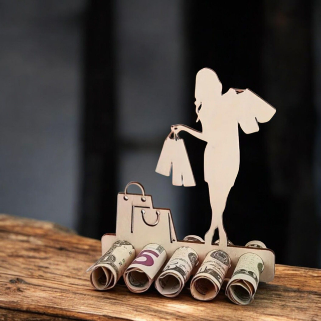 Glückwunsch Shopping Girl