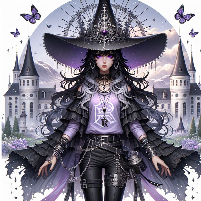 Anime Dark Witch Rosie T-Shirt