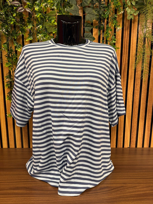 T - shirt Lisa - blauw/blauw