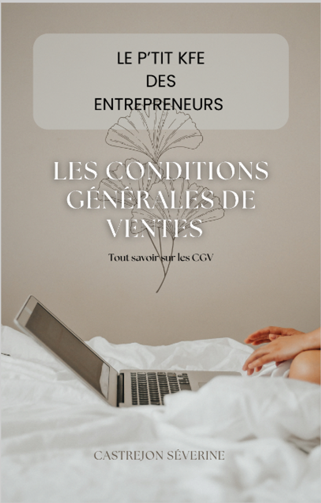 E BOOK CGV conditions générales de ventes 