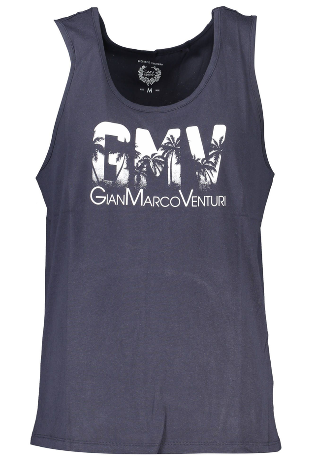 3987GIAN MARCO VENTURI CANOTTA UOMO BLU