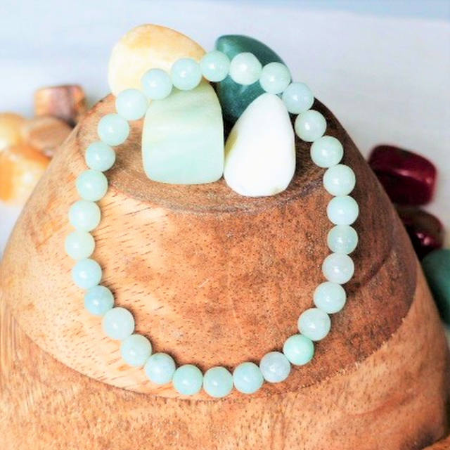 Bracelet Jade de Birmanie 6 mm