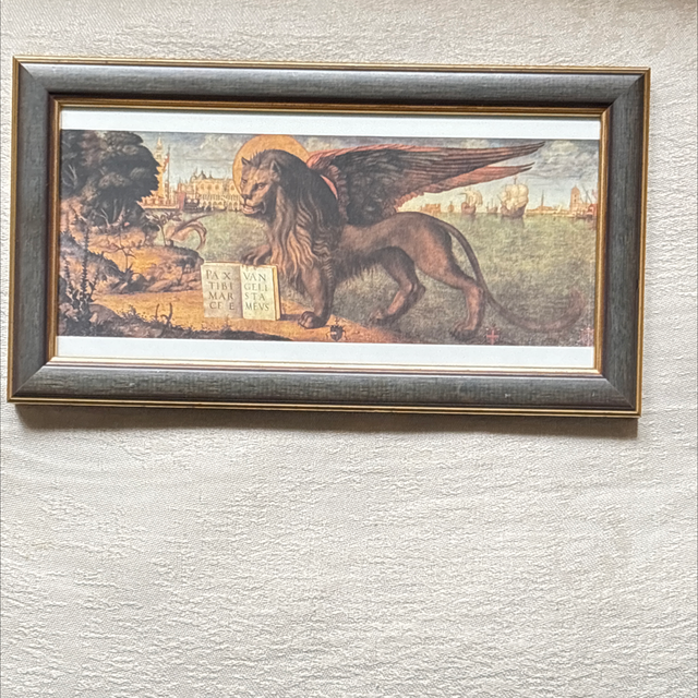 Der heilige Löwe/ Venedig Kunstdruck
