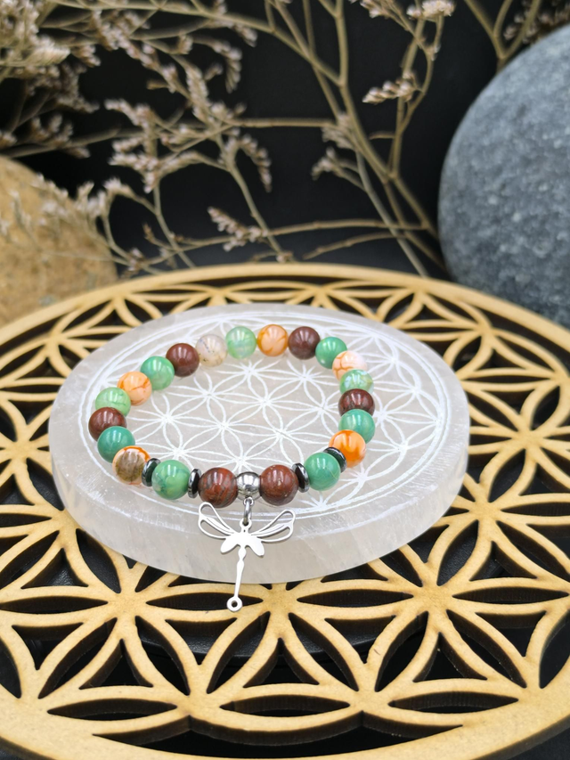 BP.018 Bracelet libellule 