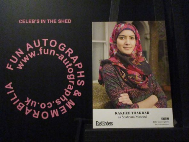 Rakhee Thakrar (Shabnam Masood) Original EastEnders Cast Card