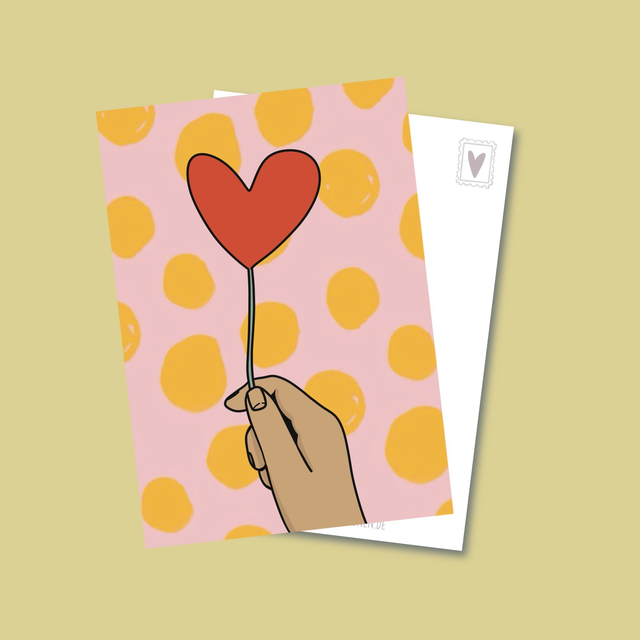 With Love - Postkarte