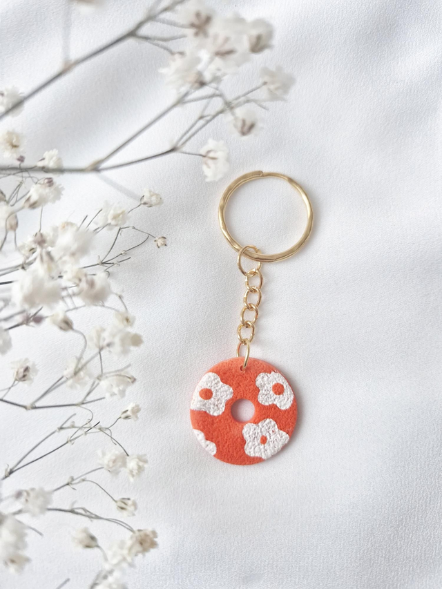 Porte clés orange 