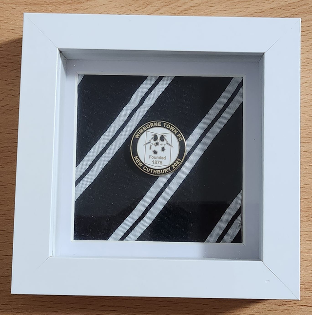White Framed Tie with New Cuthbury pin (1)