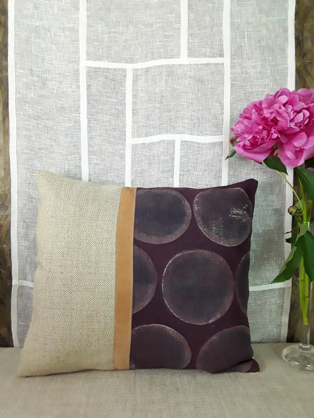 Coussin en lin collection PATCHWORK 