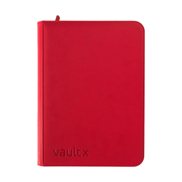  Vault X: EXO-TEC Zip Binder 9-pocket (Fire Red)