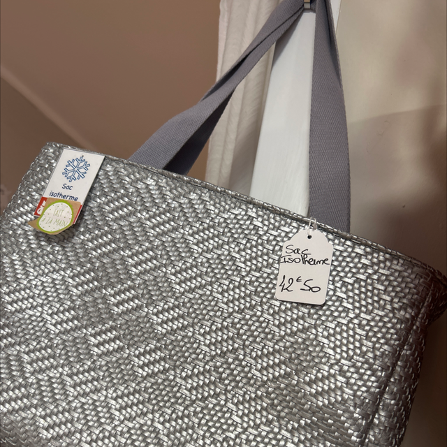 Sac isotherme grand moderne gris    Promo