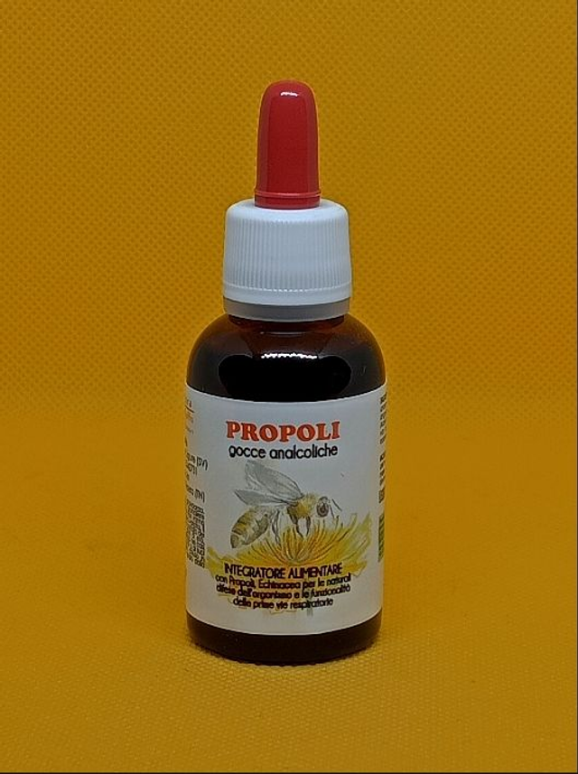 PROPOLI GOCCE ANALCOLICHE  Gusto Arancio - Propoli Analcolica e Echinacea