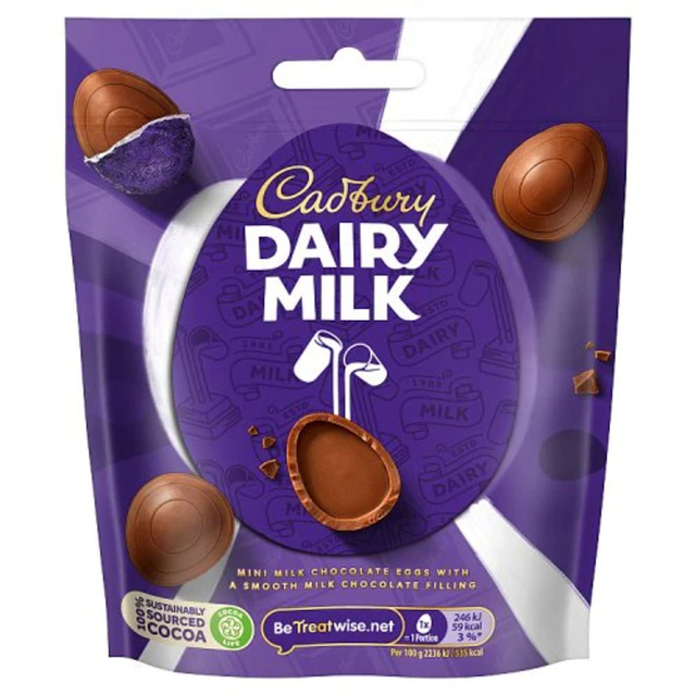 Cadbury Dairy Milk Mini Eggs Bag 77g