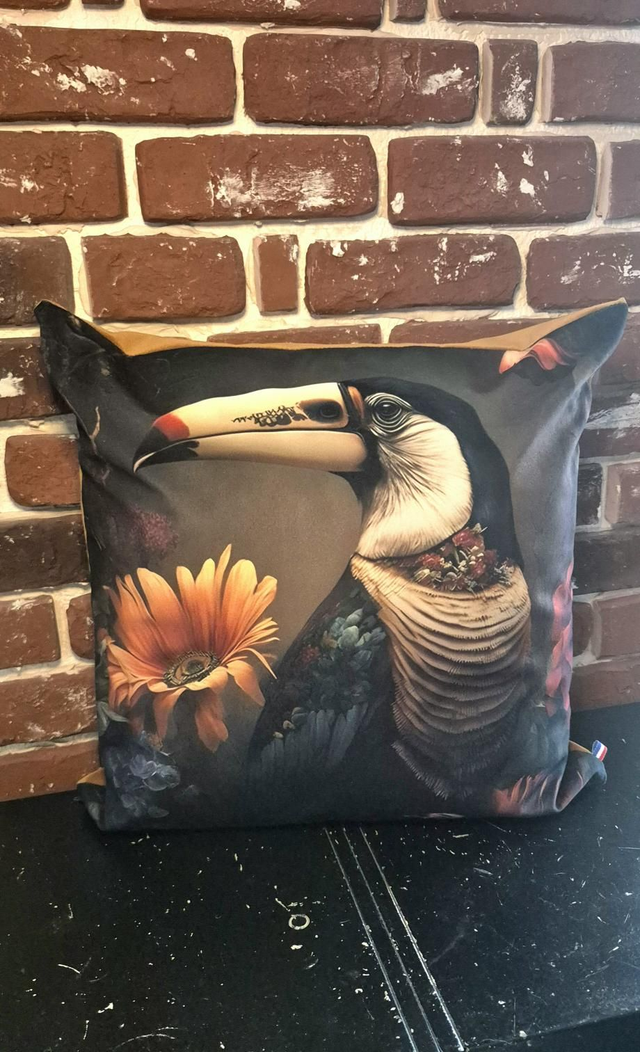 Coussin toucan